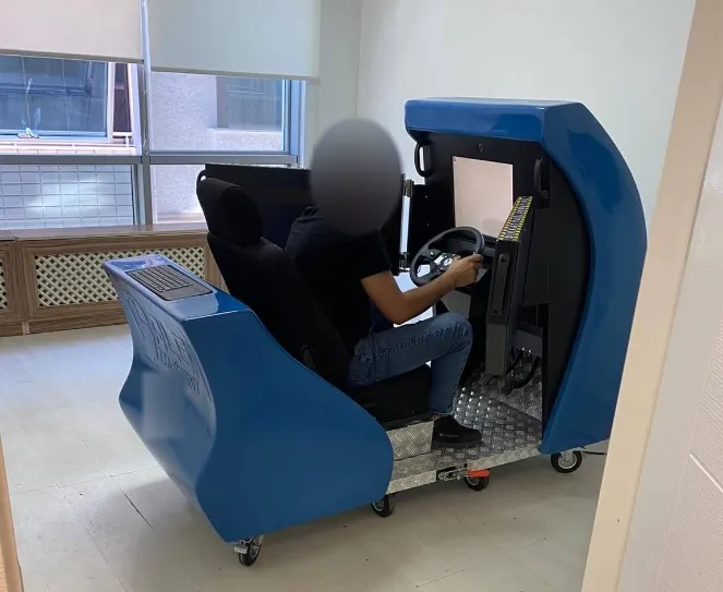 Simülatörde sürüş testi